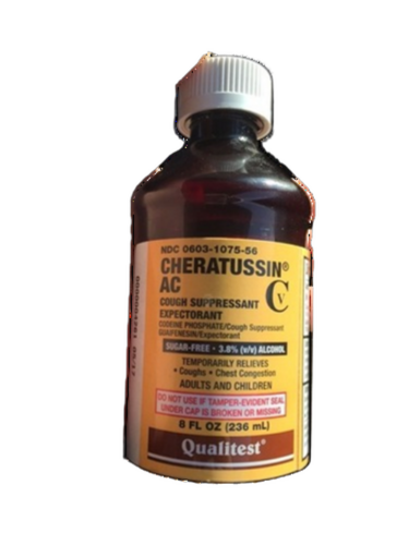 Cheratussin AC 10 mg-100 mg/5 mL Cough Syrup