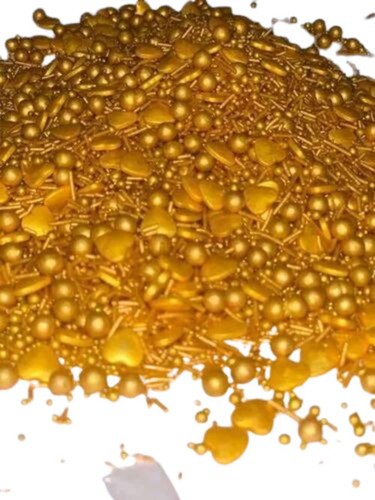 Golden Color Cake Sprinkle - Finish: Fine Finish