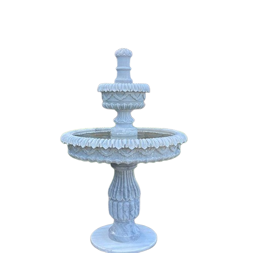 Marble Water Fountain - Color: White
