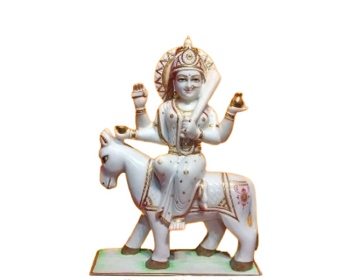 Marble Shitla Mata Statue