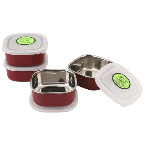 Anekants Diamond Microwave Safe Square Bowl Set