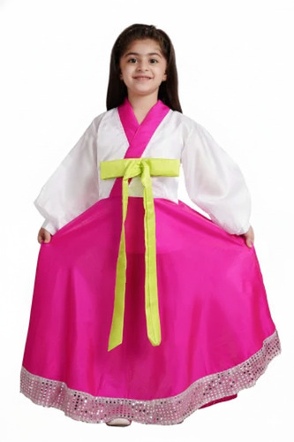 Korean Costumes For Girls - Color: Mulicolor