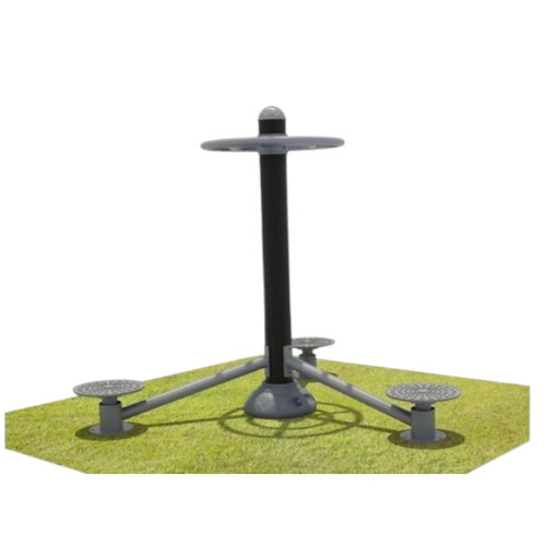 Mild Steel Outdoor Gym Triple Twister - Color: Multicolor