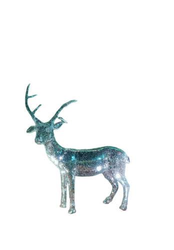 Glass Deer Statue - Color: Customize