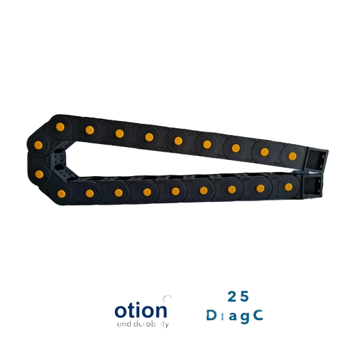 Nylon Cable Drag Chain - Color: Gray