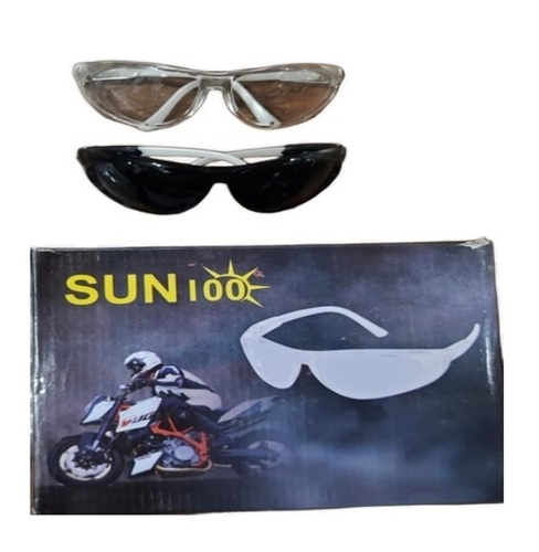 Safety Sunglasses 100 - Color: White And Black