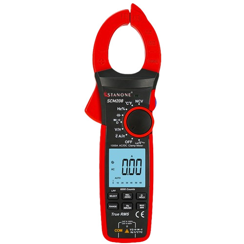 Power Quality Clamp Meter - Color: Red & Black