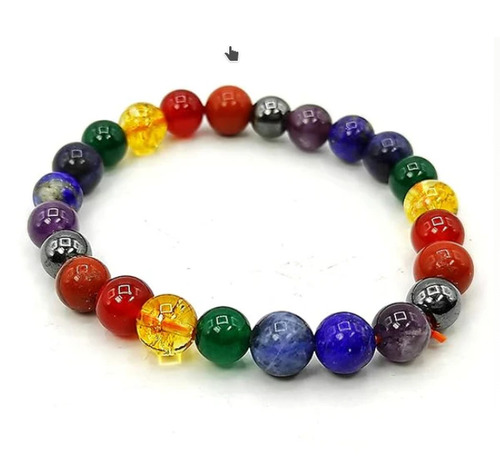 Seven Chakra Stones Bracelet