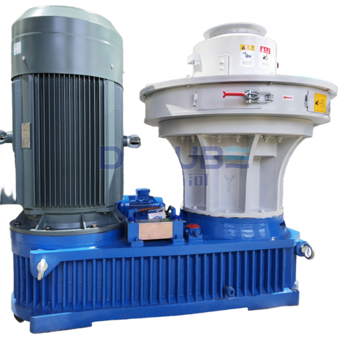 Sawdust Pelletizing Machine Biomass Pellet Production Line Wood Pellet Machine Diesel Engine - Color: Customized