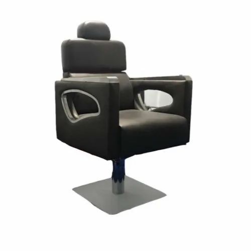 Steel Handle Salon Chair - Color: Black