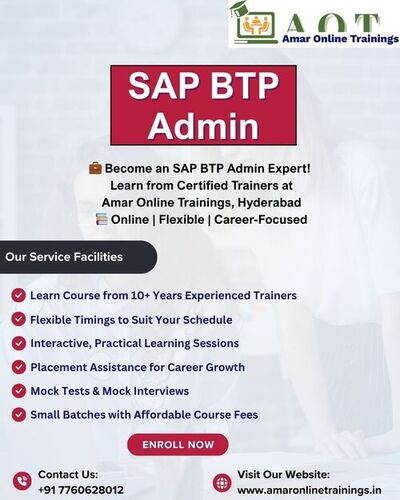 SAP BTP Online Training in Hyderabad | Amar Online Trainings
