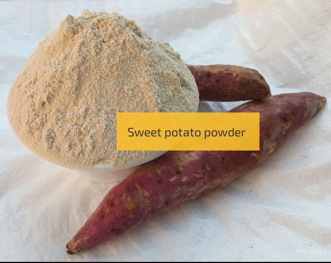 Sweet Potato Powder - Light Brown, Common Cultivation Type, Hygienically Packed | Long Shelf Life, Easy to Digest, Quality Tested