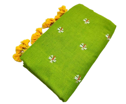 Bright Embroidery Shiuli Saree