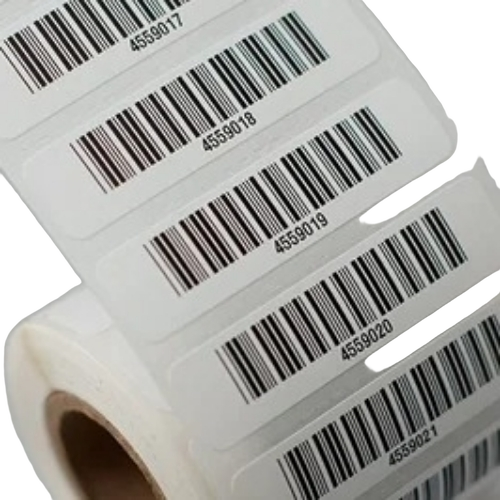 White Pre Printed Direct Thermal Labels