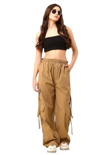 Cargo Pants For Women - Color: Brown
