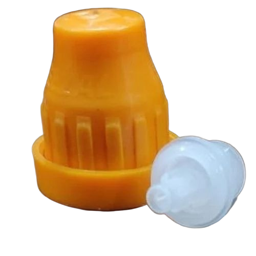 Orange Pp Seal Cap Plug Dropper Set - Material: Plastic