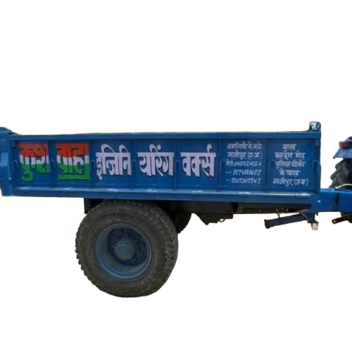 Hydruacil Tractor Trolly - Color: Blue