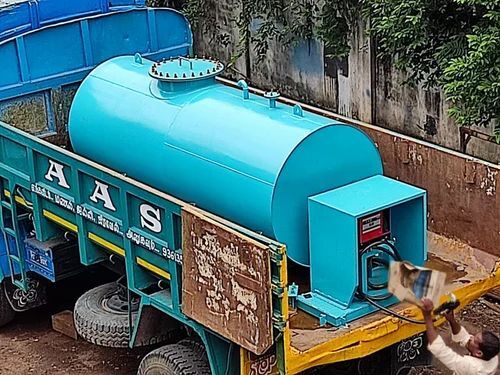 Petroleum Tanker - Mild Steel, 3000 L Capacity, Blue | Ensuring High Strength, Leak-proof Performance, Long Service Life