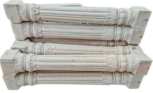 Carved Sandstone Pillars