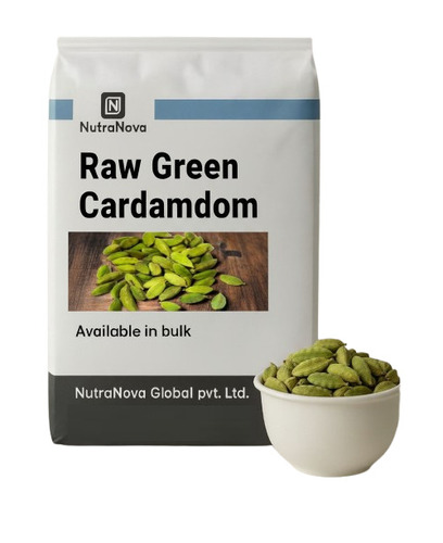 7 Mm Bold Raw Green Cardamom - Flavor: Strong