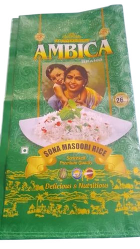 Bopp Printed Rice Packaging Bag - Color: Multtiple