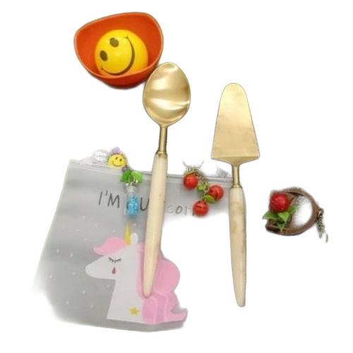 Stainless Steel Serving Set - Features: Easy To Clean And Rust Proof