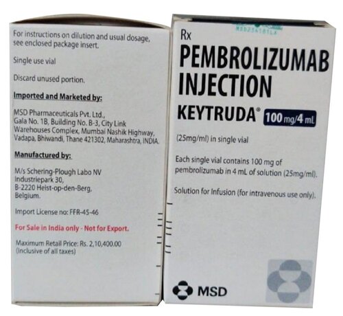 KEYTRUDA (pembrolizumab) 100mg/4ml