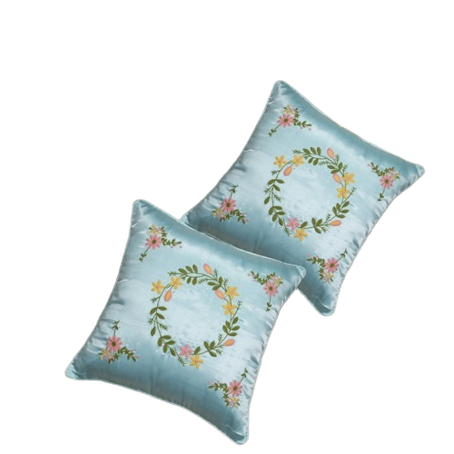 Embroidered Cotton Cushion Covers