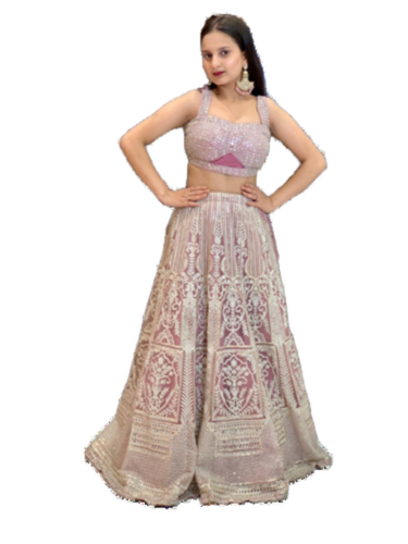 Designer Ethnic Partywear Lehenga On Rent In Ambala - Ethnic Region: Indian