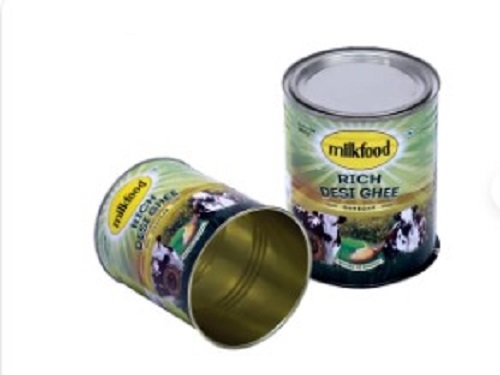 Ghee Container - Metal, Various Sizes, Round | Polished Finish, Anti Rust, Water Resistant, Timely Delivery