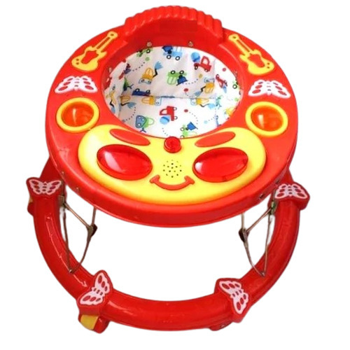 Red Plastic Baby Walker