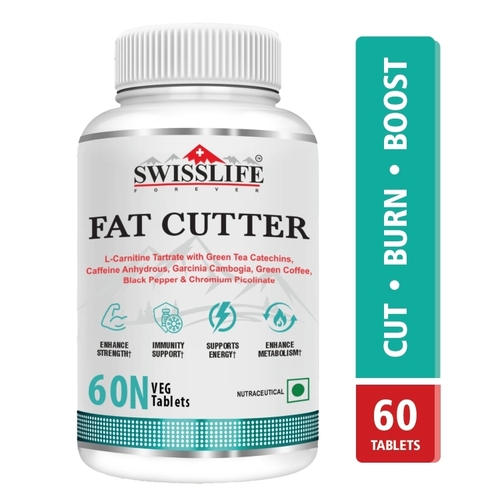SwissLife Forever Fat Cutter & Muscle Recovery Tablets For Men & Women