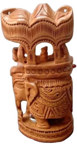 Elephant Statue - Color: Brown