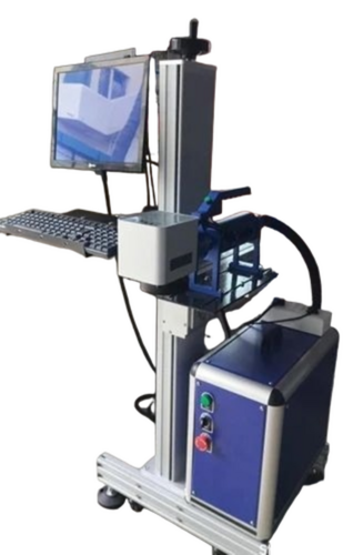 50W Fiber Laser Marking Machine - Color: White