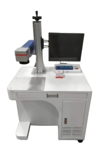 Fiber Laser Marking Machine - Color: White