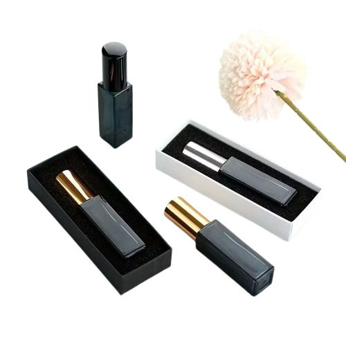 Printed Perfume Packaging Box - Color: White