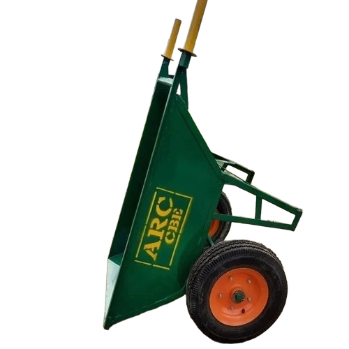 Mild Steel Double Wheel Barrow Trolley 