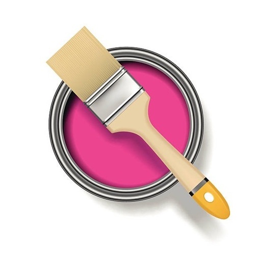Enamel Paints - Pigments and Resins Liquid, Pink, High Gloss, pH 8-9 | Corrosion Proof, Moisture and Heat Tolerant, Eco-Friendly