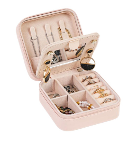 Leather Travel Jewelry Box