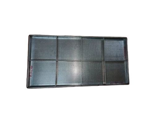 Perforated Tray - Aluminium, Pre Galvanized, Silver, Hot Rolled | Rust Resistant, Fire Resistant, Wall & Ceiling Mounted