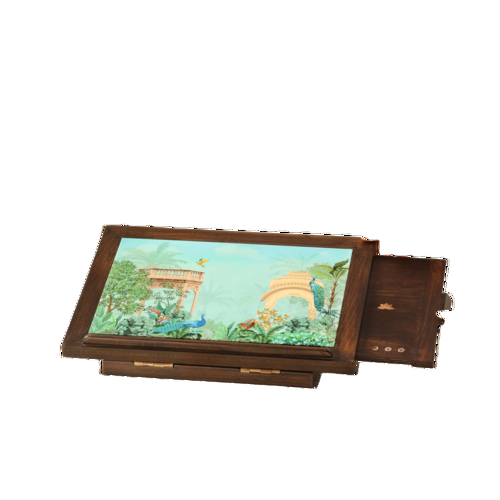 Ritualistic Wood Royal Place Foldable Study Table For Students - Application: Home