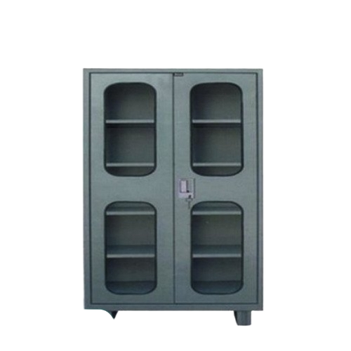 Mild Steel Cupboard - Mild Steel Sheet, Powder Coated, Lockable Doors | Rust Resistant, Fireproof Standard, Adjustable Shelves