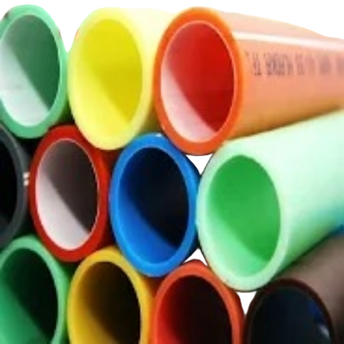 Hdpe Plb Duct Pipe - Flexible 75mm White Round Pad | 200m Length, Highly Durable