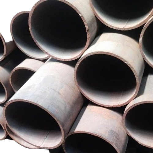 Ms Round Pipe - Steel Galvanized, 115 mm x 6 Meters | Industrial Grade A, Good Quality