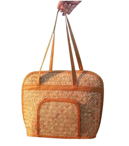 Handicrafts Ladies Sling Purse/Clutches/Hand Bag - Color: Brown