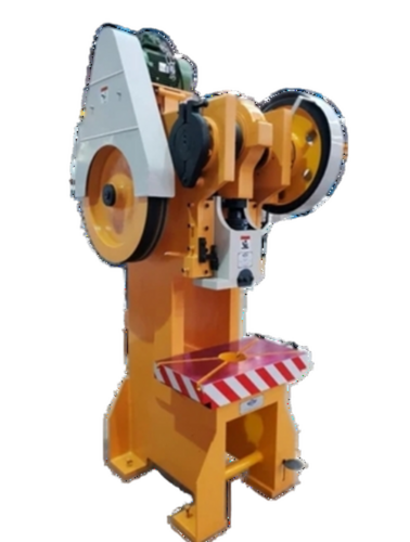 Semi Automatic Heavy Duty Power Press Machine - Color: Yellow