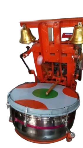 Temple Bell And Aarti Machine - Plastic & Metal, Standard Size, Multicolor | Automatic Control, Electric, Clear Dynamic Tone