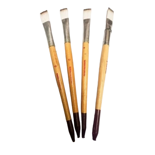 Wooden Painting Brushes  - Brush Material: Bristle