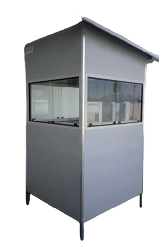 Portable Security Cabins - PVC, 10x10, White | Guard House, Hotel, Office Use