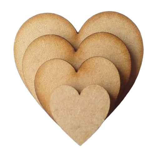 Heart Shaped Wooden Handicraft For Decoration